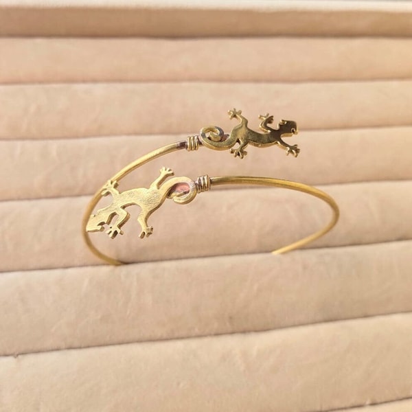 Lizard Minimalist Arm Cuff, Gold Arm Band, Gold Upper Arm Cuff Bracelet, Gold Arm Band, Arm Cuff Gold, Gift For Her