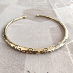 Choker Necklace, Collar Necklace, Brass Necklace, Girls Choker, Boho Choker, Choker For Women, Large Size