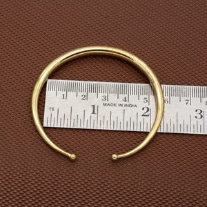 Gold Bangle Bracelet, Gold Brass Cuff Bracelet, Simple Gold Bangles, Stack Bracelet, Statement Bracelet, Gift for Women, Anniversary Gift