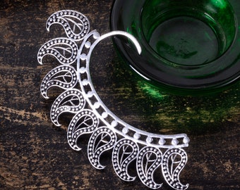 Brass Tribal Ear Cuff, Bohemian Ear Wrap