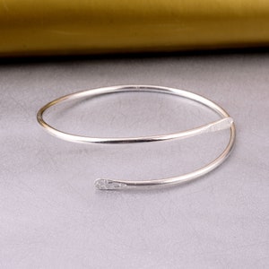 Minimalist Brass Upper Arm Cuff Bracelet