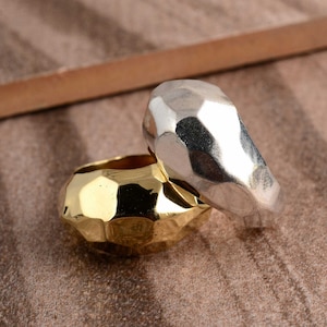 Hammered Dome ring, Gold dome ring, Statement ring, Minimalist jewelry, Dainty ring, Classic Dome Ring, Chunky Dome Ring