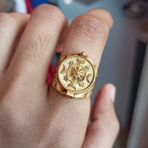 Anello veleno in ottone, anello scatola segreta, anello veleno, anello fatto a mano, anello scatola, anello avvelenatore, anello portapillole, regali personalizzati, anello delicato