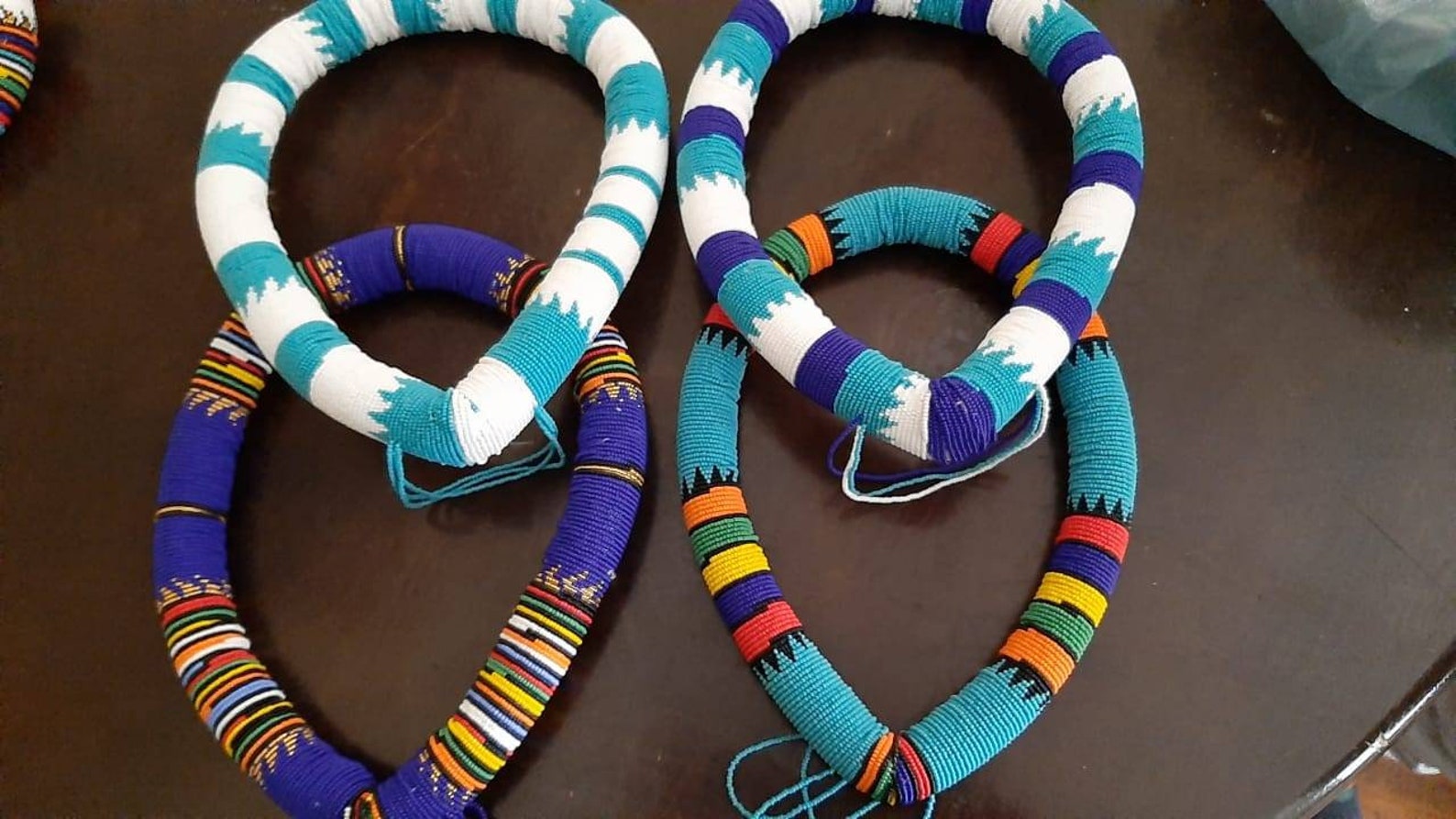 Beaded Zulu Style Headband Handmade Tribal Head Gear Etsy