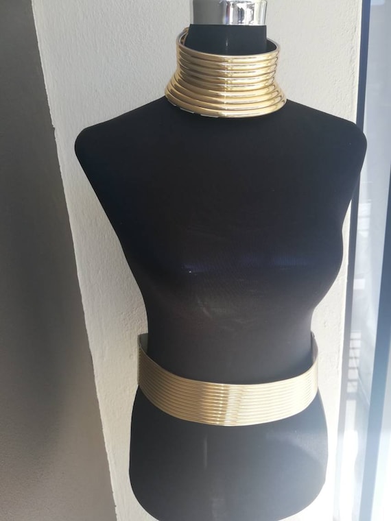 Gold ndebele choker deals