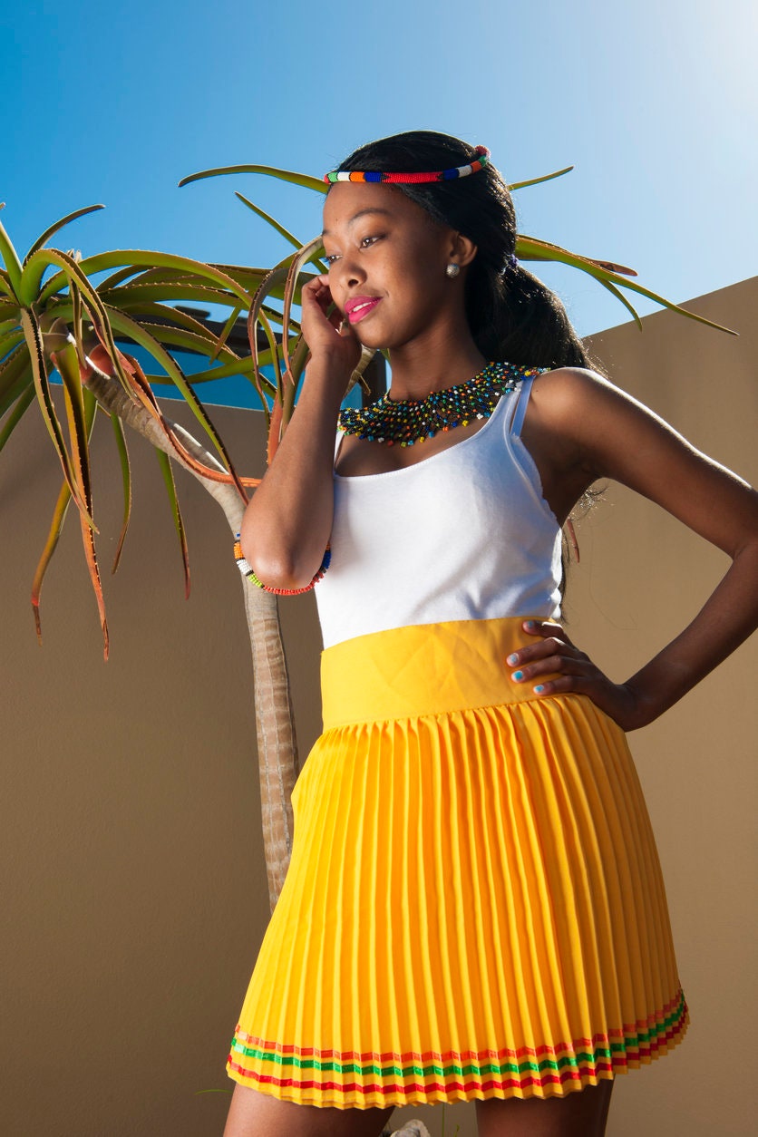 Beaded Zulu Skirt Etsy
