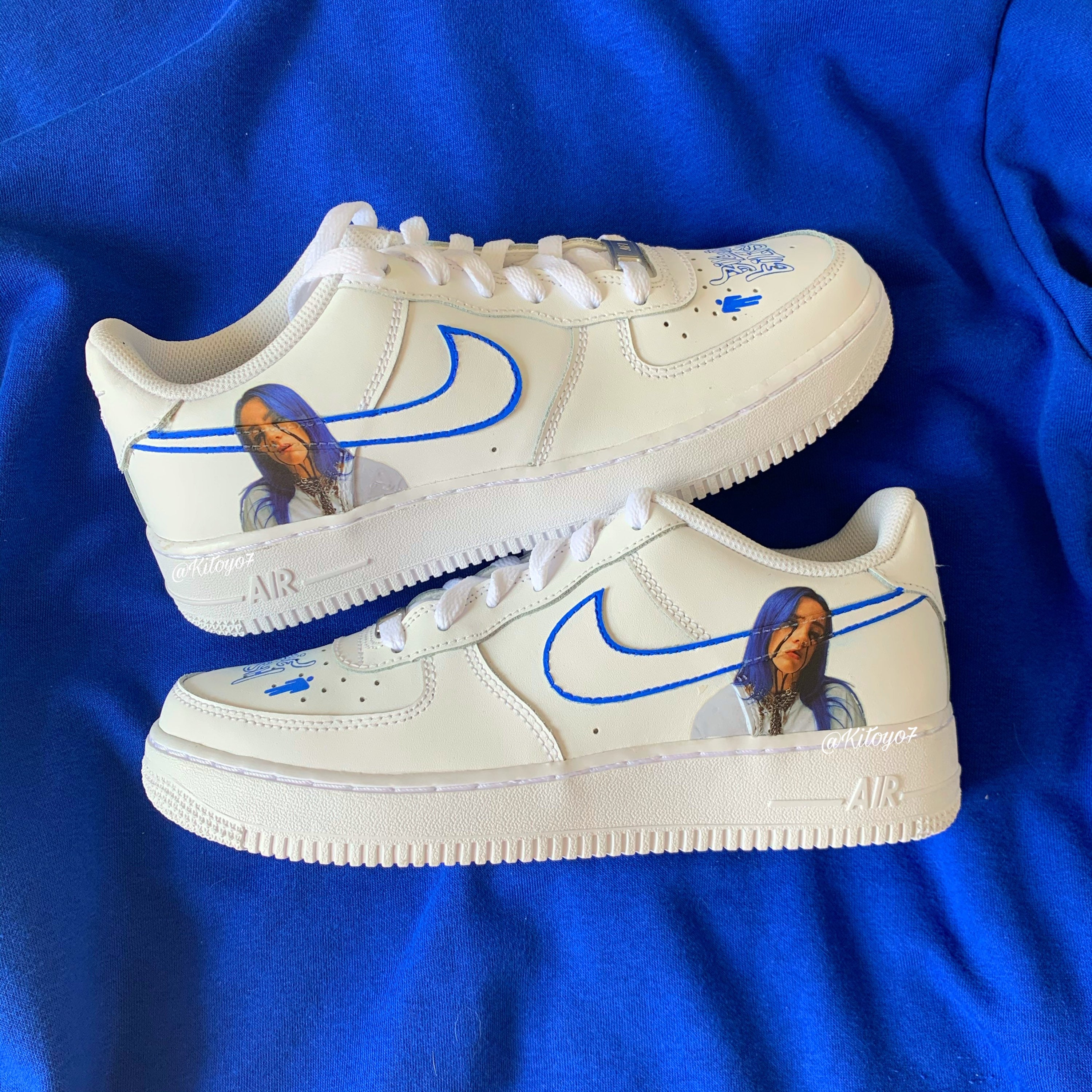 Billie Eilish Nike Air Force 1 benutzerdefinierte Billie Logo | Etsy