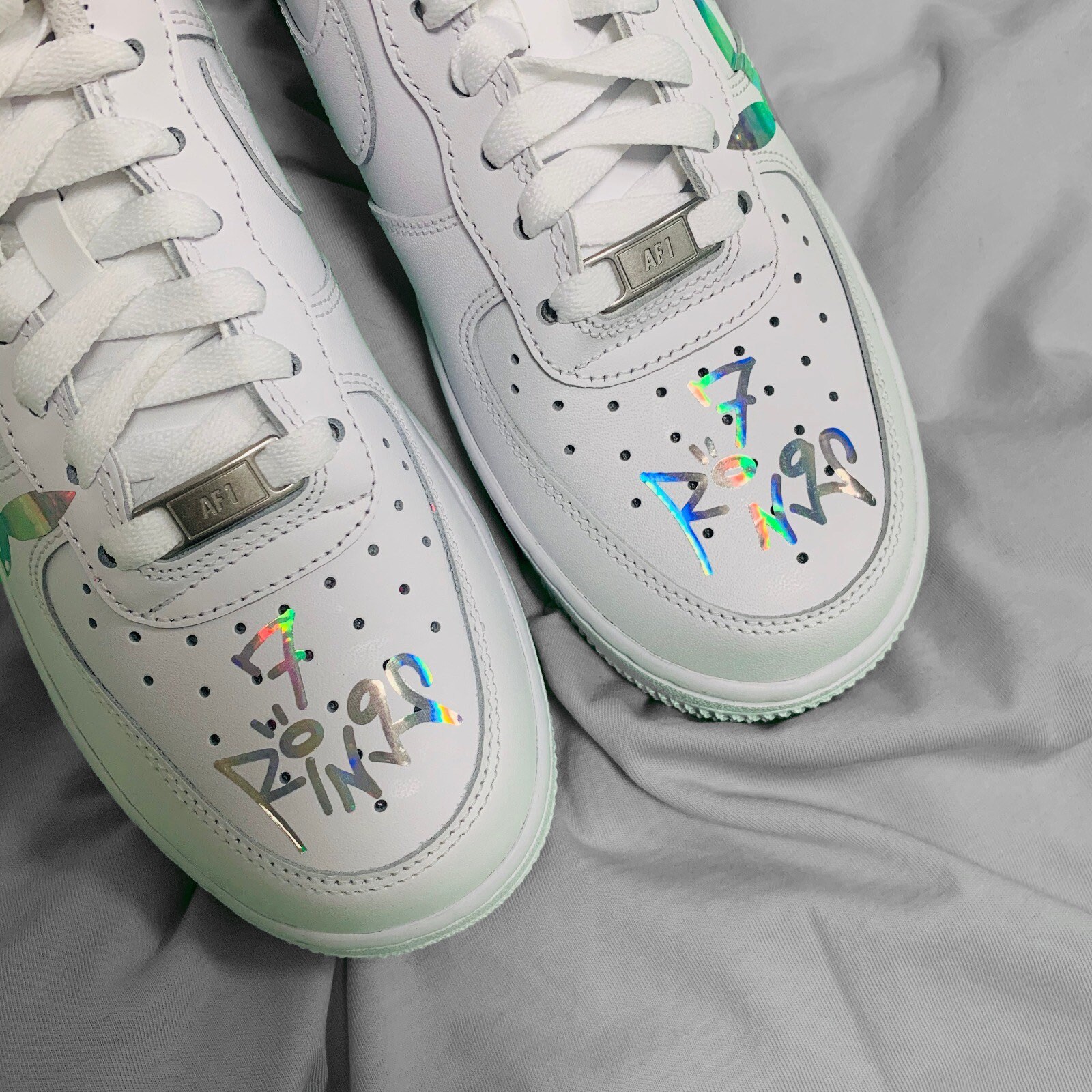 custom ariana grande air force ones