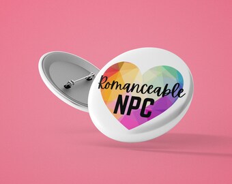 Romanceable NPC Button (75 mm)