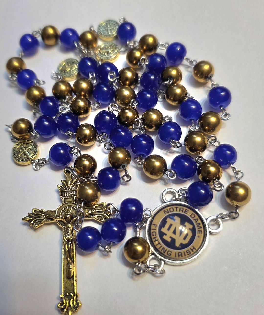 Notre Dame Fighting Irish Fan Rosary!