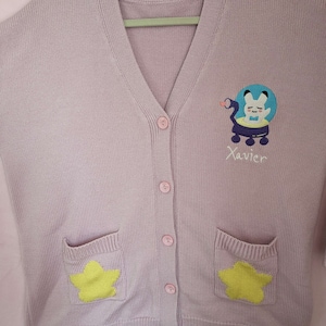 Xavier Cardigan Love and Deepspace  Galaxy Bunny