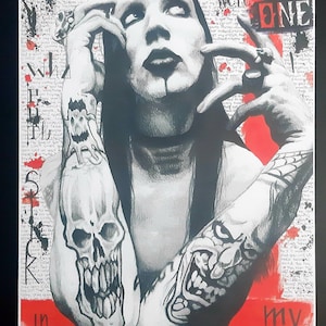 Impresión de Marilyn Manson