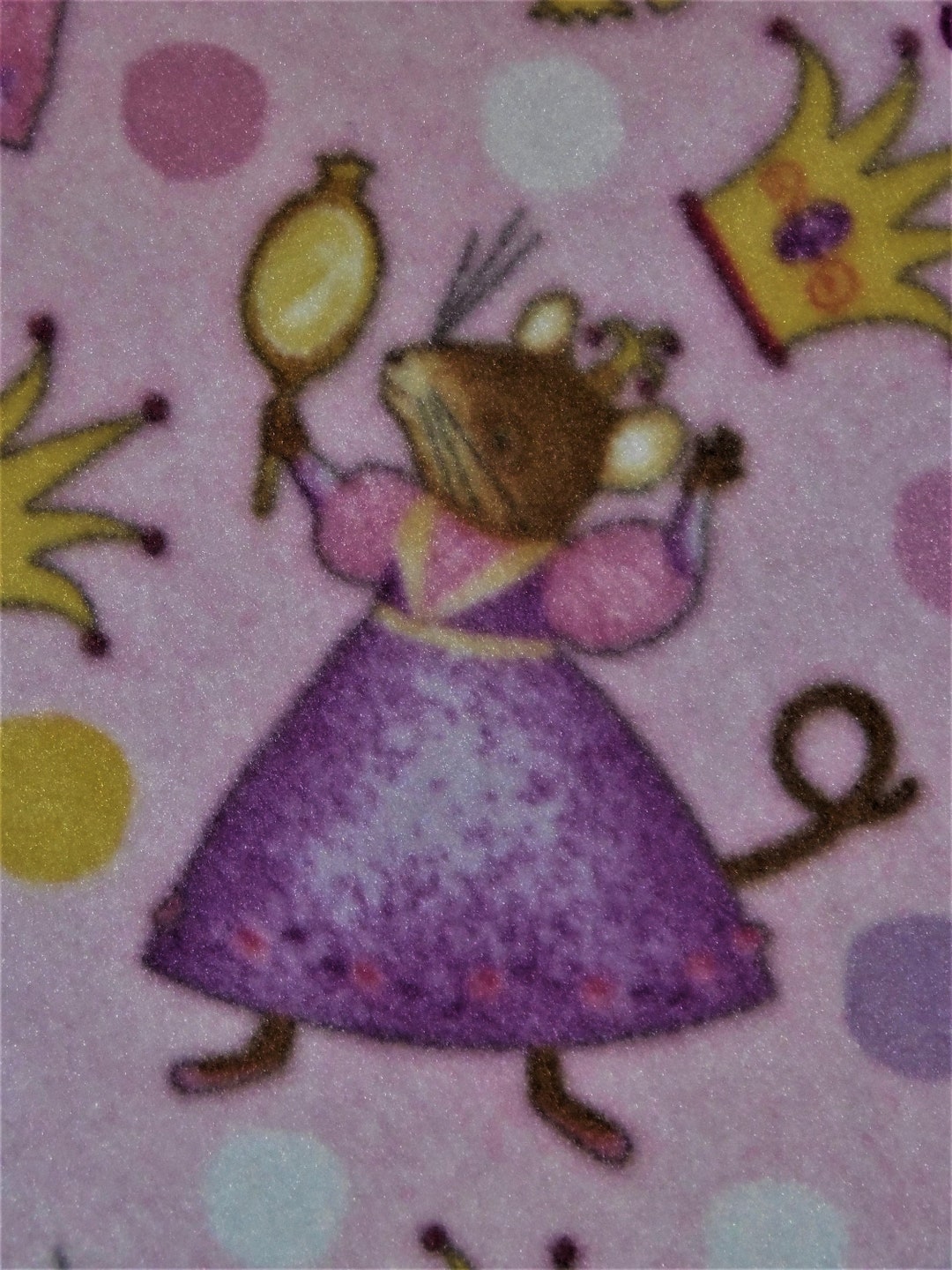 Princess Mice Fleece Tie Blanket Etsy