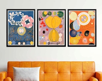 ヒルマ・アフ・クリント ポスター3枚セット、ポスターセット、ヒルマ