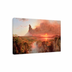 Frederic Edwin Church - Cotopaxi Canvas Art, Landscape Painting, Famous Painting, Landscape Wall Art, Reproduction Canvas Print, Modern Art