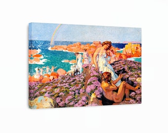 Ulysses and Calypso Canvas Print: Maurice Denis Mythology Art