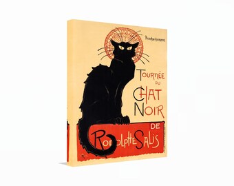Chat Noir Canvas Print: Théophile Steinlen Art Nouveau, Black Cat