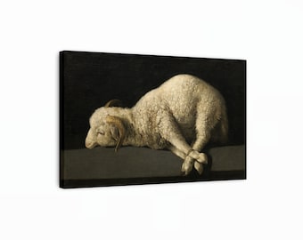 Francisco De Zurbaran,the Lamb of God, Agnus Dei,large Wall Art