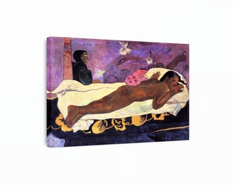 Paul Gauguin - Spirit of the Dead Watching Canvas Art Print, Famous Painting, Gauguin Wall Art, Reproduction Canvas Print, Modern Home Decor