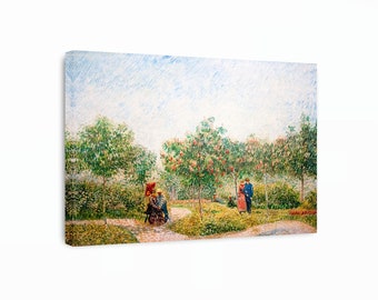 ヴィンセント・ヴァン・ゴッホ「求愛するカップルのいる庭