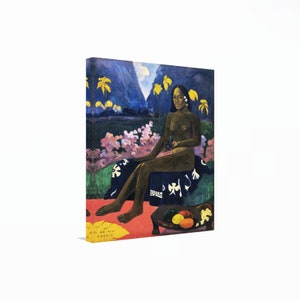 Paul Gauguin - The Seed of the Areoi Canvas Art, Famous Painting, Gauguin Wall Art, Portrait Art, Woman Painting, Reproduction Canvas Print