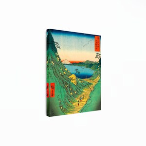 Ukiyo-e Canvas Art: Shiojiri Pass, Japanese Wall Art Reproduction