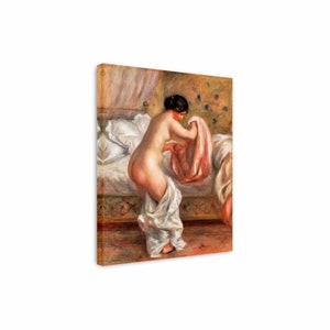 Rising (Le Lever) von Pierre Auguste Renoir Leinwand Kunst, Berühmte Gemälde, Impressionismus Wandkunst, Reproduktion Leinwand Druck, Moderne Kunst
