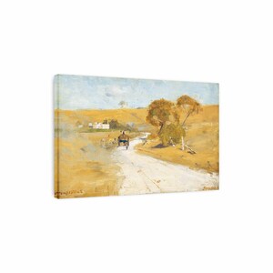 At Templestowe 1889 - Arthur Streeton Canvas Art, Landscape Wall Art, Landscape Canvas Art, Reproduction Canvas Print, Farmhouse Decor
