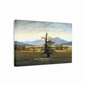Caspar David Friedrich Canvas Art: Village Landscape in Morning Light