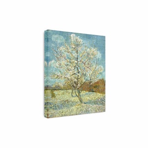 The Pink Peach Tree 1888 by Van Gogh Canvas Art, Post-Impressionism, Van Gogh Canvas, Tree Wall Art, Reproduction Canvas Print, Modern Art