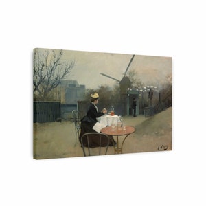 Ramon Casas - Plein air 1890-1891, Arte en lienzo, Pintura famosa, Arte mural de Ramon Casas, Modernismo, Reproducciones de arte en lienzo, Decoración moderna del hogar