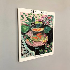 Matisse The Goldfish Canvas Art, Expressionism Modernism Wall Art