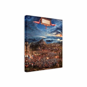 Albrecht Altdorfer - The Battle of Alexander at Issus - Renaissance Canvas Art