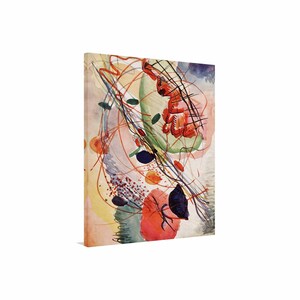 Wassily Kandinsky - Aquarell Canvas Art,Abstract Canvas,Kandinsky Abstract Painting,Kandinsky Wall Art,Colorful Art Print,Reproduction Art