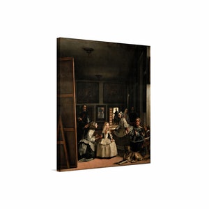 Diego Velázquez - Las Meninas 1656 Canvas Art, Famous Artwork, Velázquez Wall Art, Famous Painting, Velázquez Reproduction Canvas Home Decor