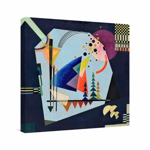 Wassily Kandinsky - Three Sounds Canvas Art, Abstrack Art, Kandinsky Canvas, Expressionism Art, Kandinsky Wall Art,Reproduction Canvas Print