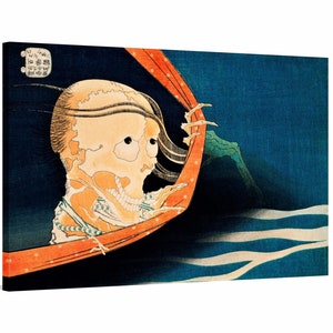 Katsushika Hokusai - Kohala Koheiji Canvas Wall Art, Hokusai Canvas, Famous Painting, Japanese Art, Hokusai Print, Ukiyo-e Wall Art