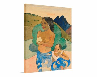 ポール・ゴーギャン：二人のタヒチの女性（1902年）美術館品質の