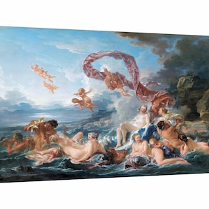 Francois Boucher's the Triumph of Venus (1740) Famous Painting