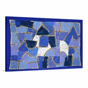 Paul Klee - Blue Night 1937 Canvas Art,Abstract Print,Paul Klee Print,Paul Klee Wall Art,Blue Abstract Print,Reproduction Canvas Home Decor