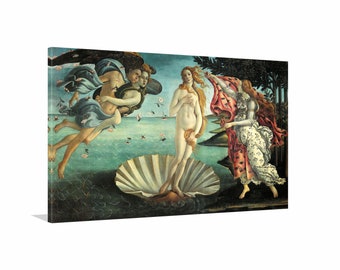 Sandro Botticelli - The Birth of Venus Canvas Art, Mythological Painting, History Wall Art, Mythological Canvas, Reproduction Canvas Print