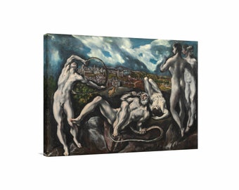El Greco Laocoon Canvas Art, Mythological Home Decor