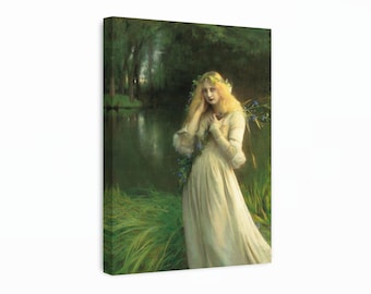 Ophelia Canvas Print: Pascal Dagnan-Bouveret Fine Art Reproduction