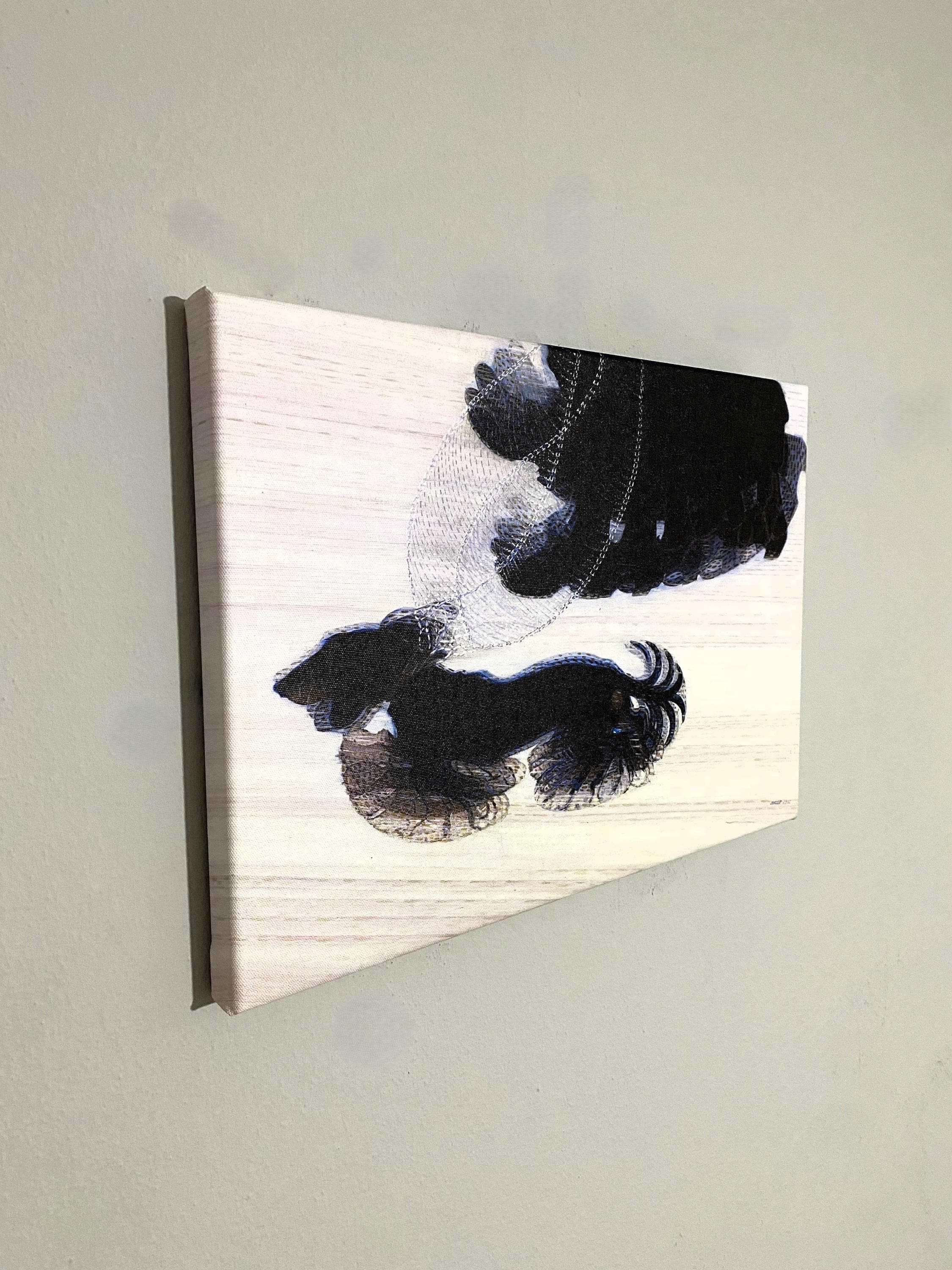 犬の絵画。珍品です。 Balla「Dynamism of a Dog」キャンバスアート：未来派の犬の絵画、すぐ