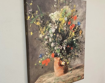 ピエール・オーギュスト・ルノワール展ポスター - 花瓶の中の春の花