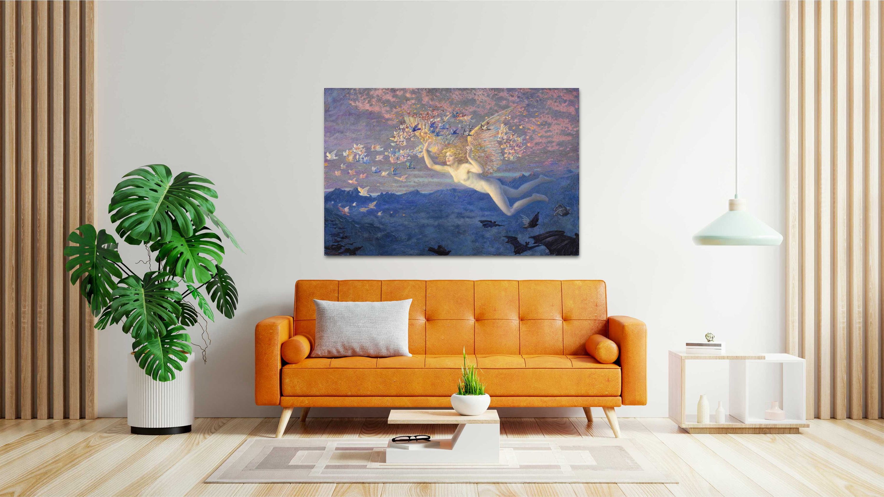 Arte en lienzo de Edward Robert Hughes, Alas de la mañana, Arte del  Romanticismo - Etsy México, image size:3000x1688