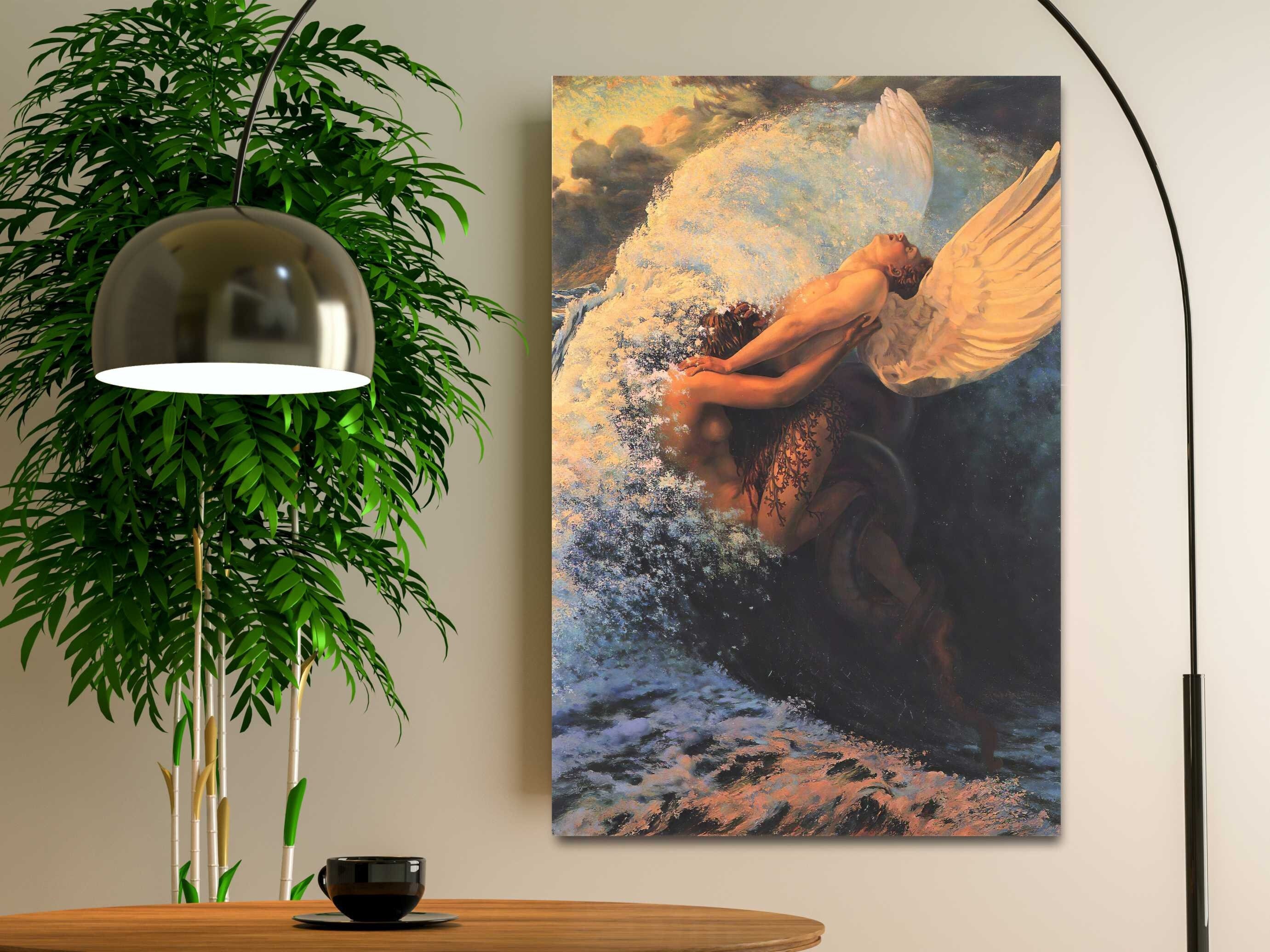 Carlos Schwabe Spleen Et Idéal Canvas Print: Symbolism Art