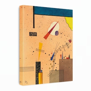 Kandinsky &quot;Spritze (Spray)&quot; Canvas Art: Bauhaus Geometric Print