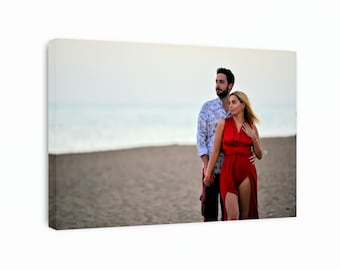 Impressão em tela personalizada: foto personalizada para arte de parede em tela