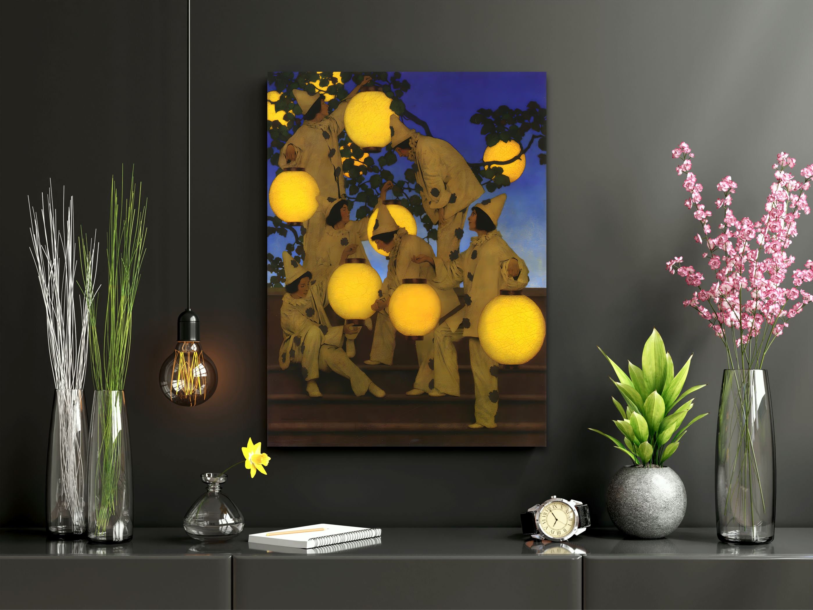 Maxfield Parrish 'the Lantern Bearers' Canvas Art - Ready to Hang